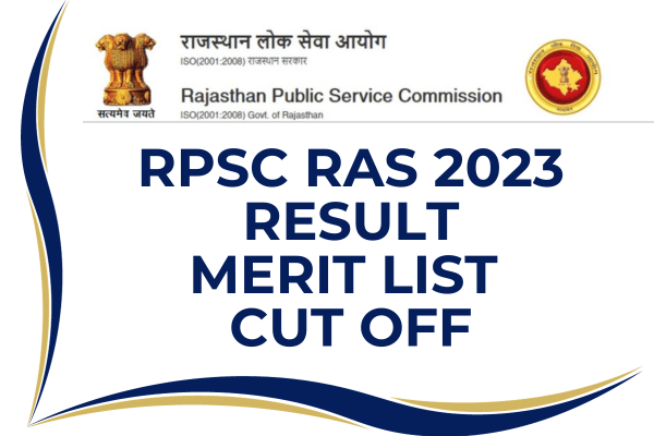 RPSC RAS Result 2023 cut off